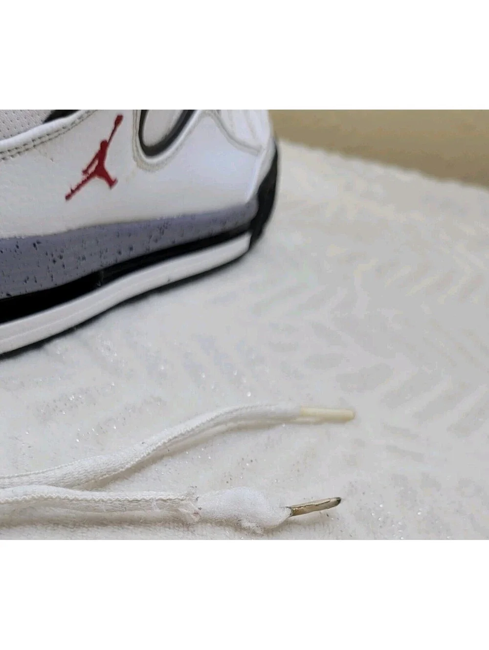JORDAN Flight TR 97 2011 White cement heel Sneakers Size 7Y men's 6.5-7 Wom 8.5